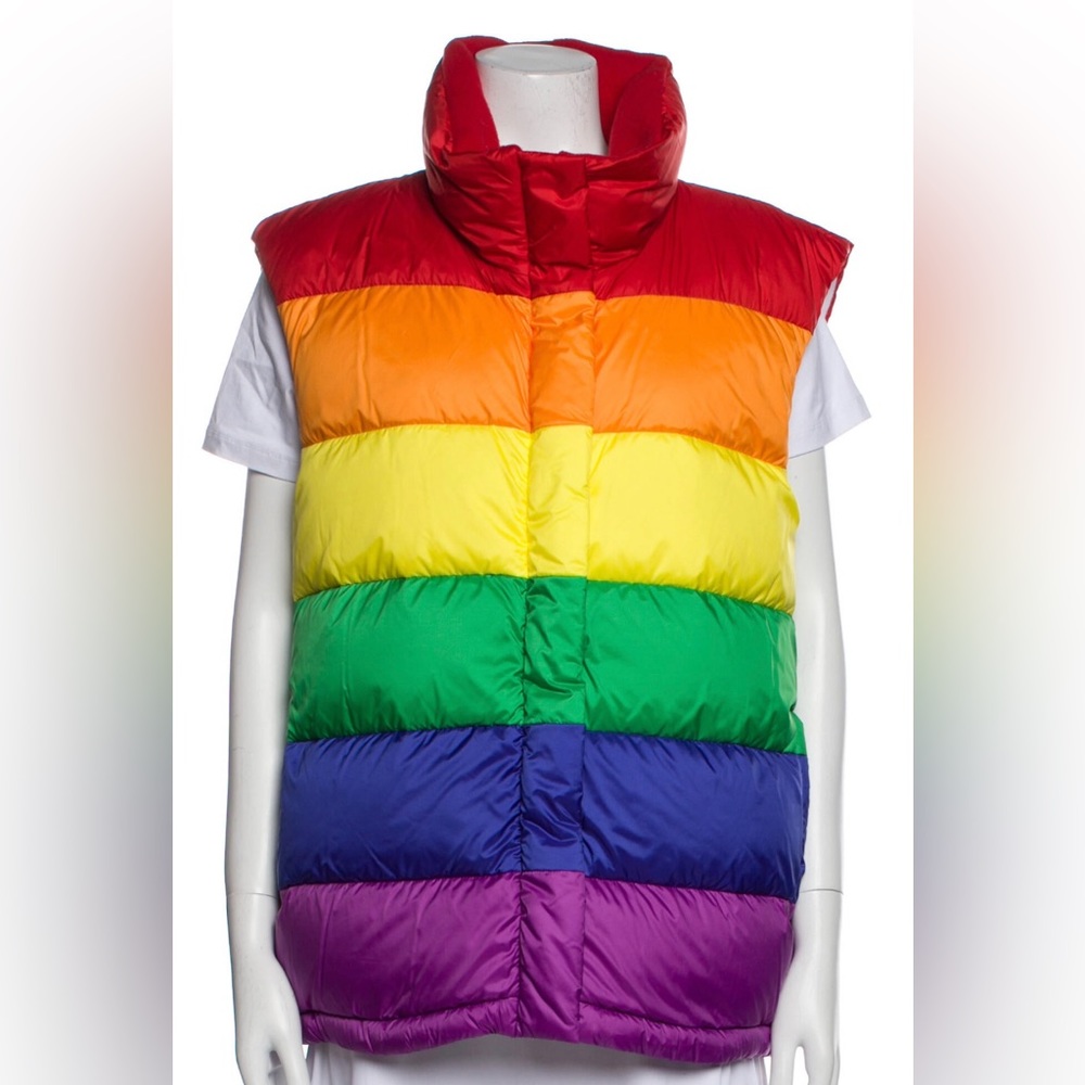 Burberry London Colorblock Down Vest - Picture 4 of 5